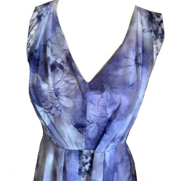 Simply Vera Vera Wang Floral Print Sleeveless Maxi Dress - Picture 6 of 11